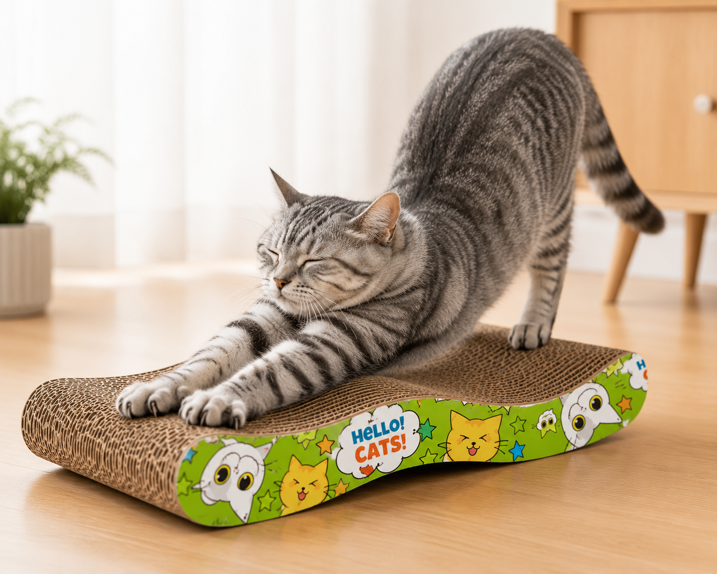 Premium Cardboard Cat Scratching Pad