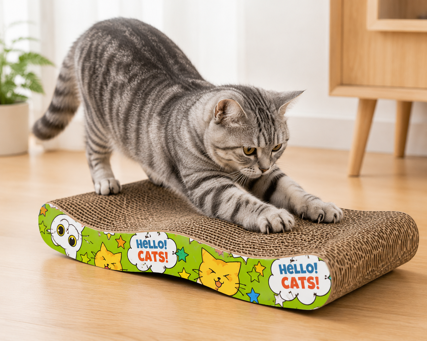 Premium Cardboard Cat Scratching Pad