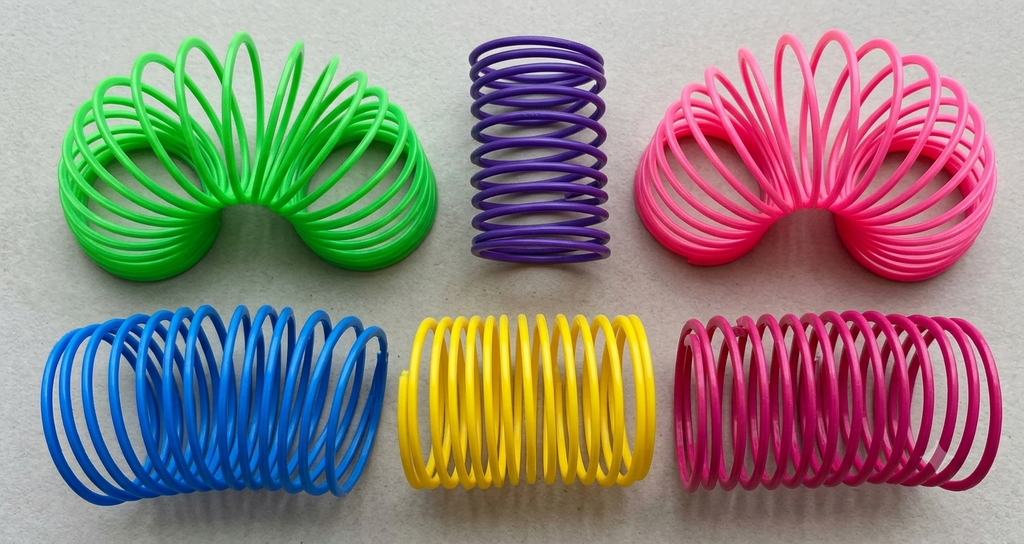 Colorful Cat Spring Toys | Pack of 4