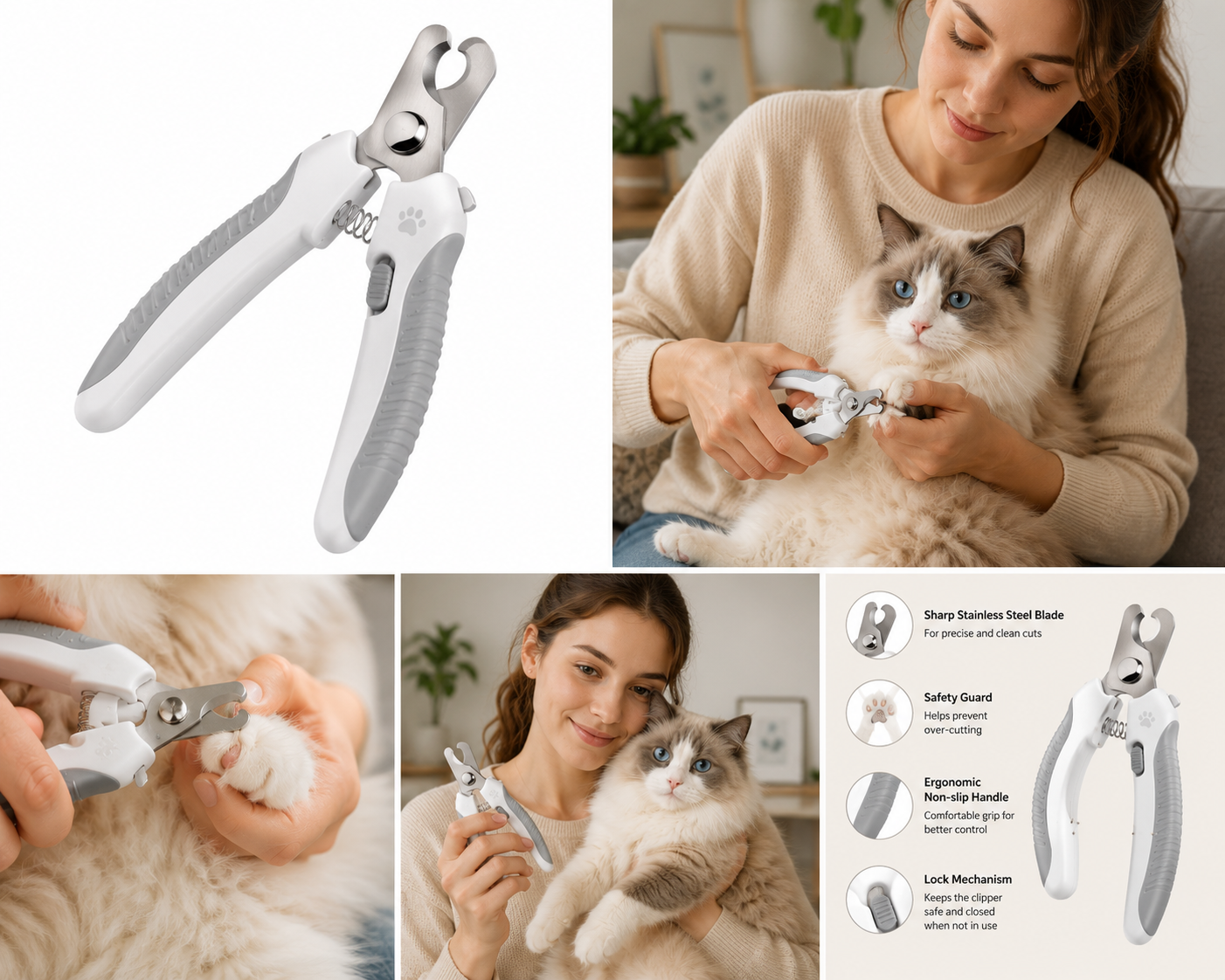 Premium Cat Nail Clipper | Sharp & Safe⭐