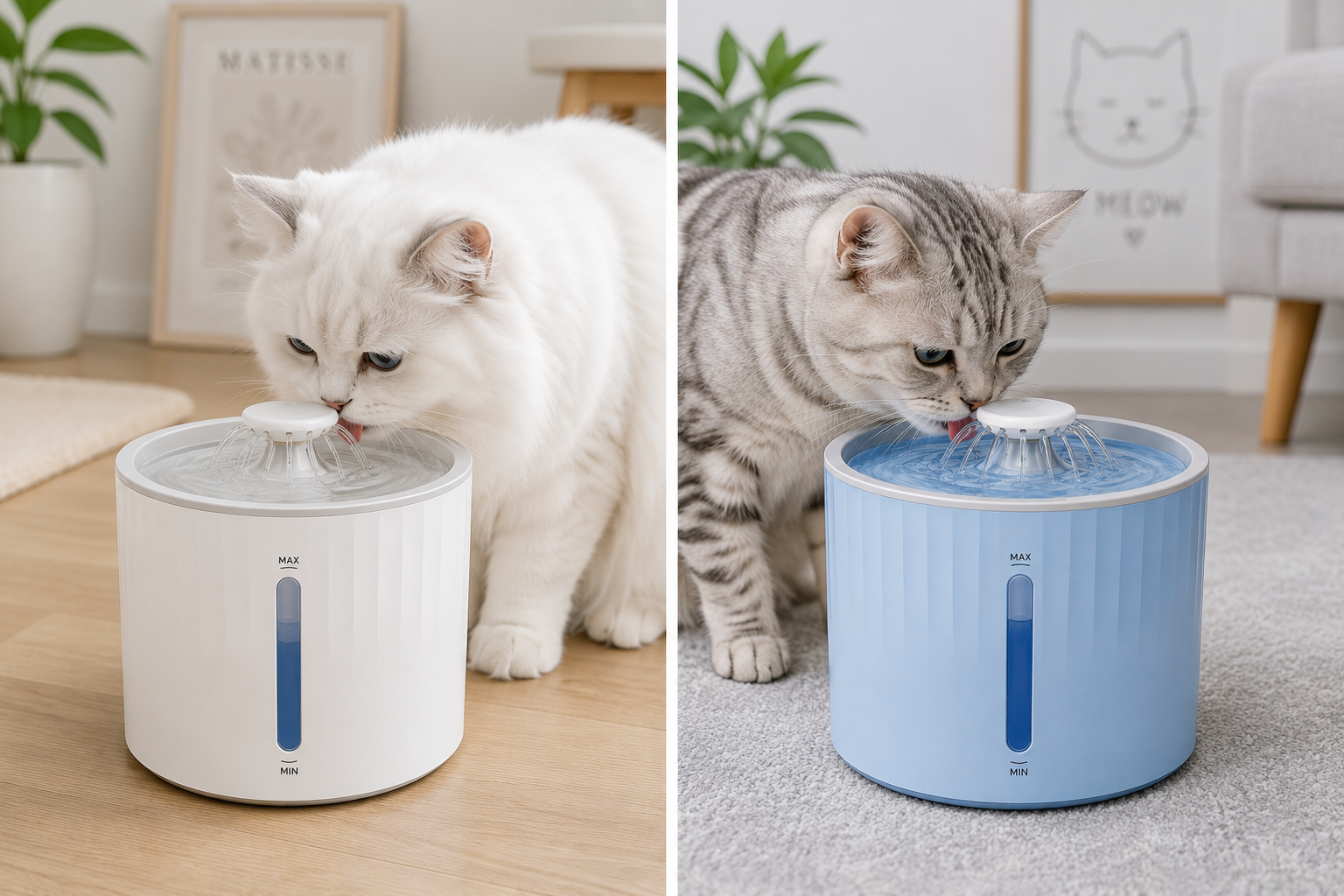 Smart USB Cat Water Fountain | Quiet Automatic Pet Water Dispenser