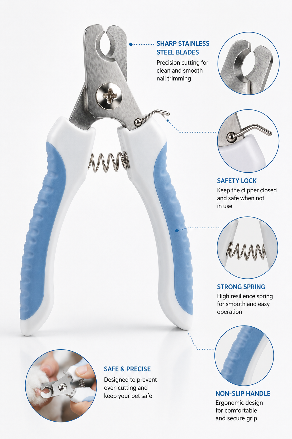 Premium Cat Nail Clipper | Sharp & Safe⭐