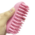 Silicone Pet Bath Massage Brush | Soft Grooming & Shampoo Brush for Cats