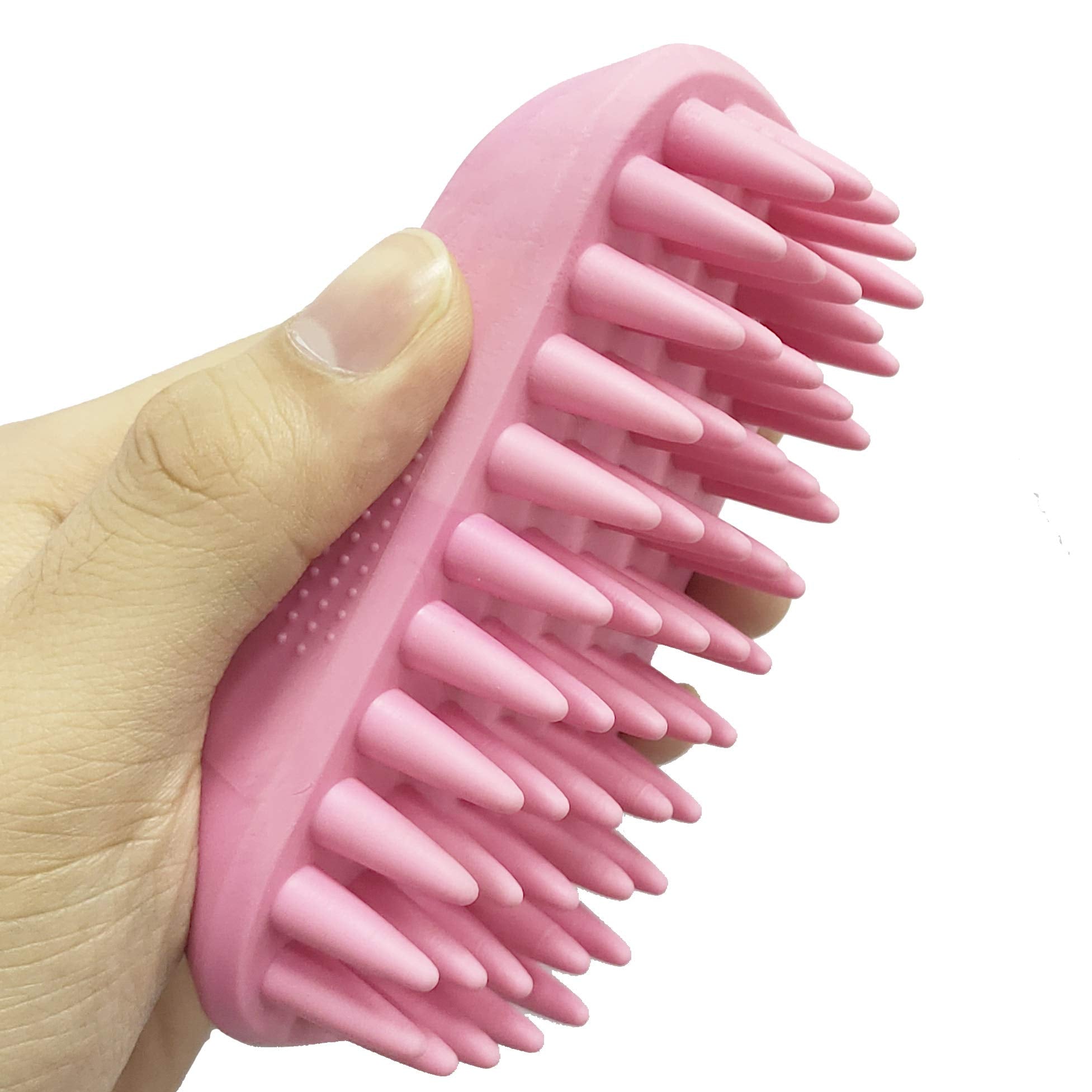 Silicone Pet Bath Massage Brush | Soft Grooming & Shampoo Brush for Cats