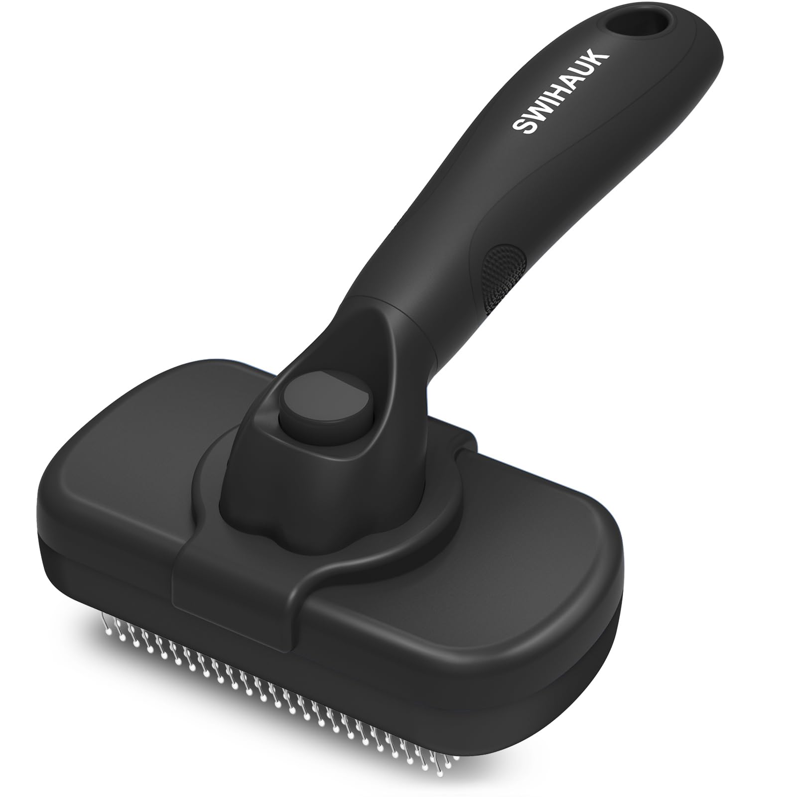 Self Cleaning Slicker Brush for Cats & Dogs | One-Click Deshedding Grooming Brush