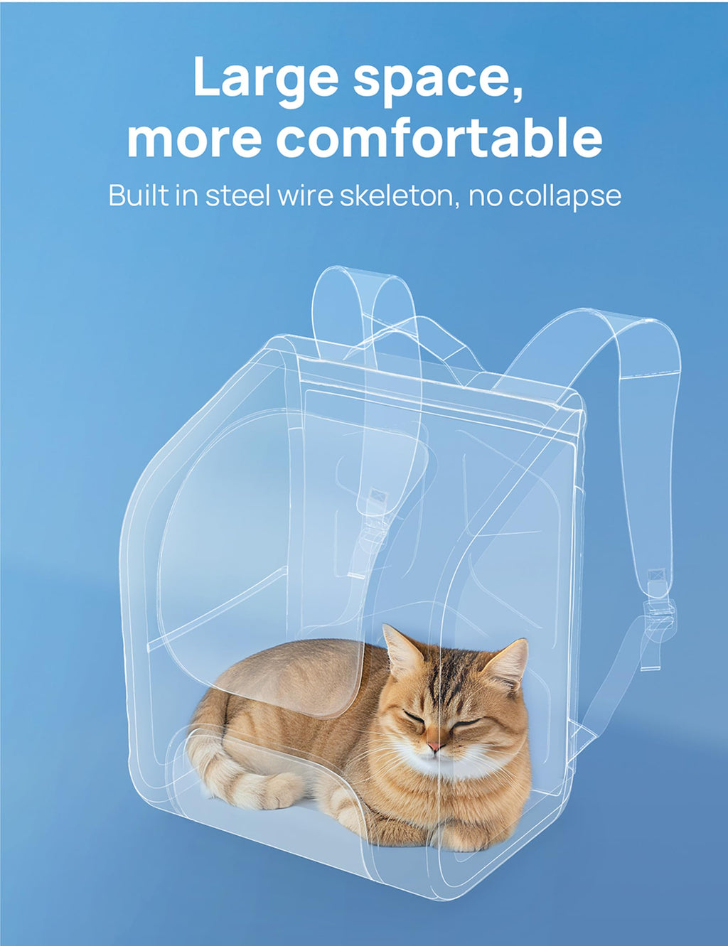 Pecute Pet Backpack Carrier | Breathable Travel Backpack for Cats