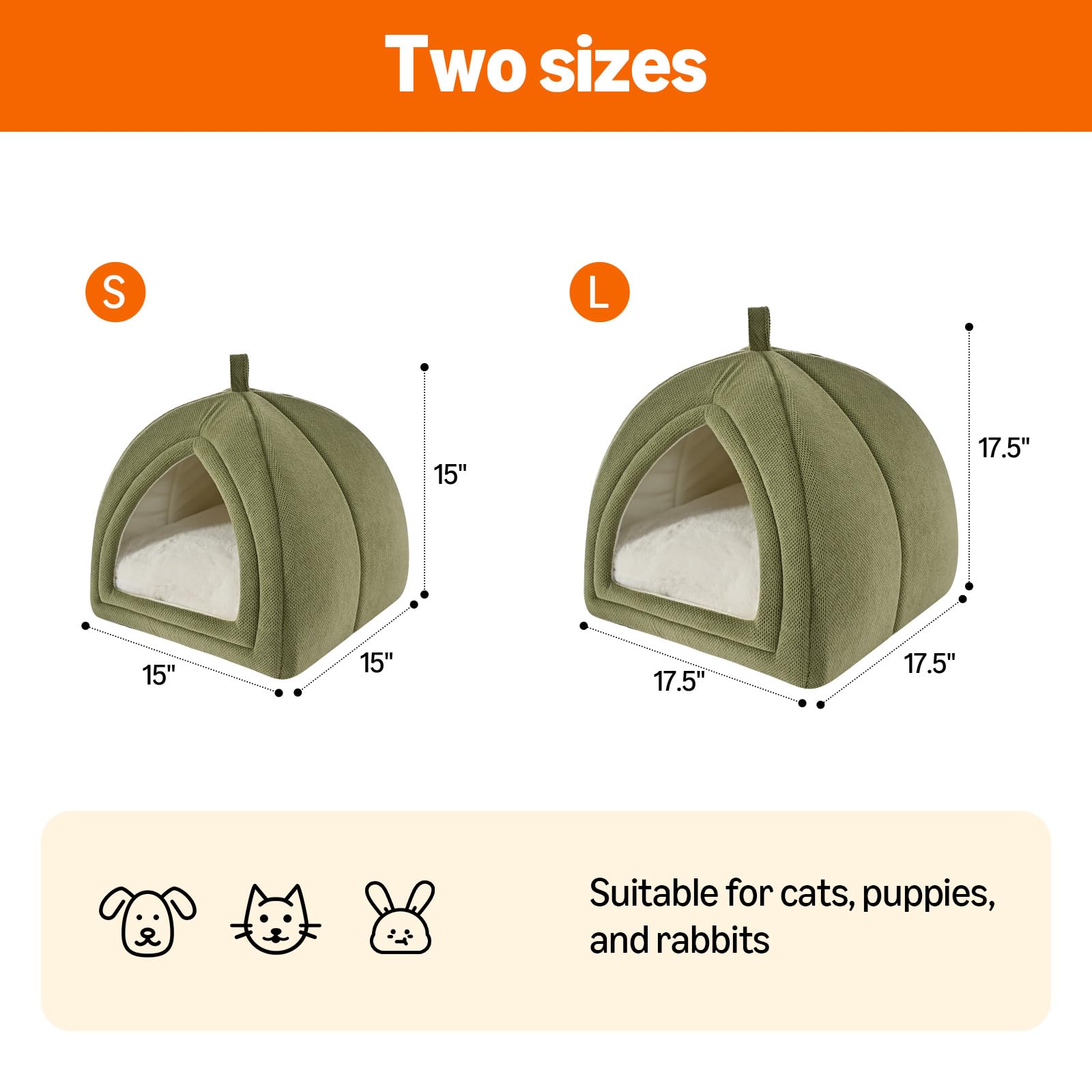 Foldable Washable Cat Bed Mat | Non-Slip Plush Pet Sleeping Mat