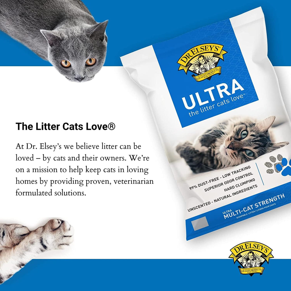 🐱 Ultra Clumping Unscented Clay Cat Litter | Low Dust & Superior Odor Control