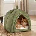 Foldable Washable Cat Bed Mat | Non-Slip Plush Pet Sleeping Mat
