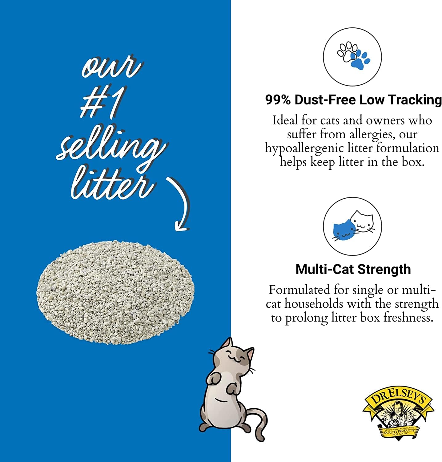 🐱 Ultra Clumping Unscented Clay Cat Litter | Low Dust & Superior Odor Control